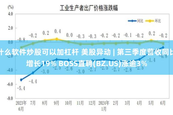 什么软件炒股可以加杠杆 美股异动 | 第三季度营收同比增长19% BOSS直聘(BZ.US)涨逾3%