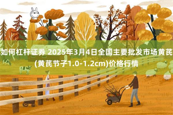 如何杠杆证券 2025年3月4日全国主要批发市场黄芪(黄芪节子1.0-1.2cm)价格行情